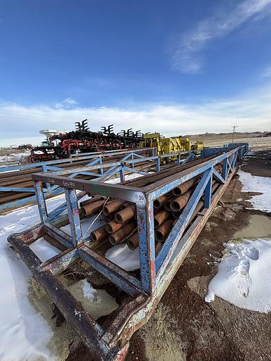 Used Pipe Tub with Drill Pipe