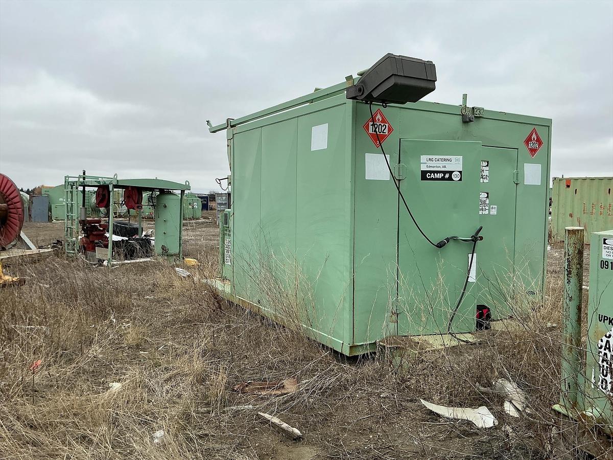 Used Welded Steel Gen Shed 