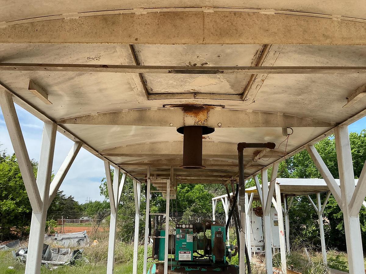 Used Empty Generator Shed on Skids