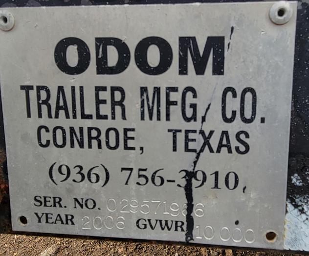 Used 2007 ODOM Trailer
