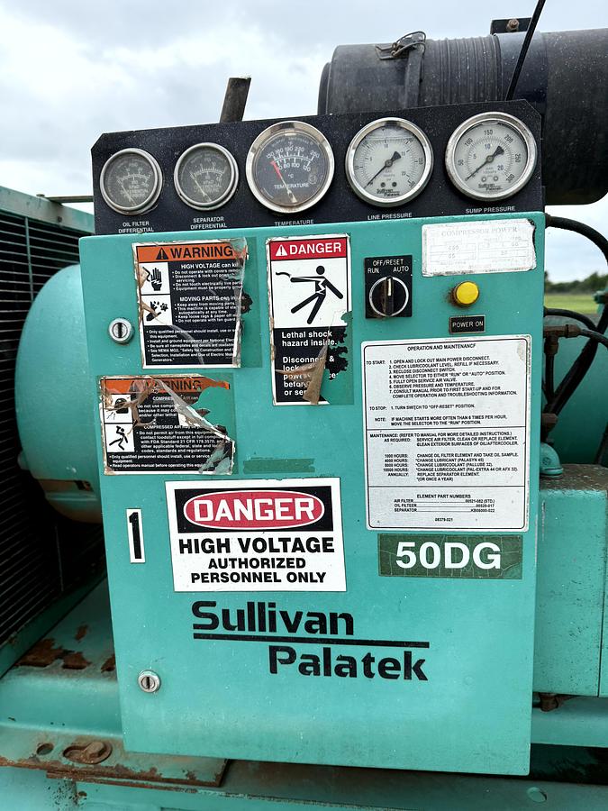 Used Sullivan Palatek Air Compressor 