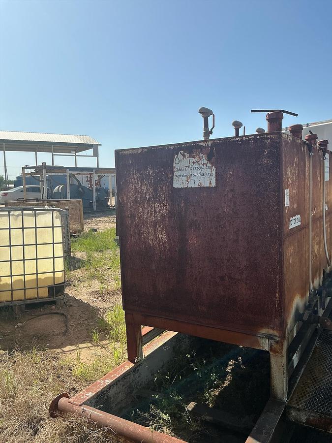 Used Pilot Waste Oil on Skid