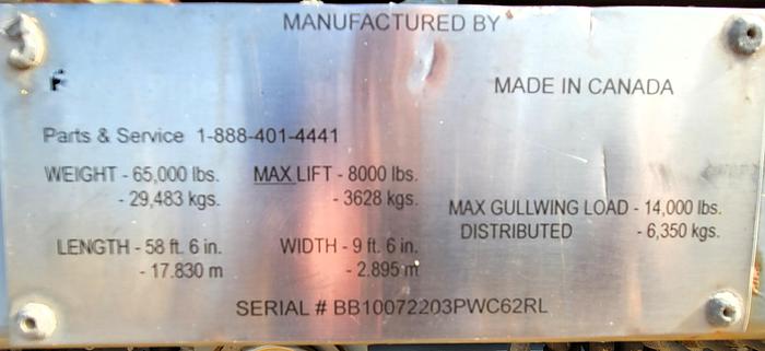 Used Forum Pipe Wrangler 3500 Hydraulic Cat Walk