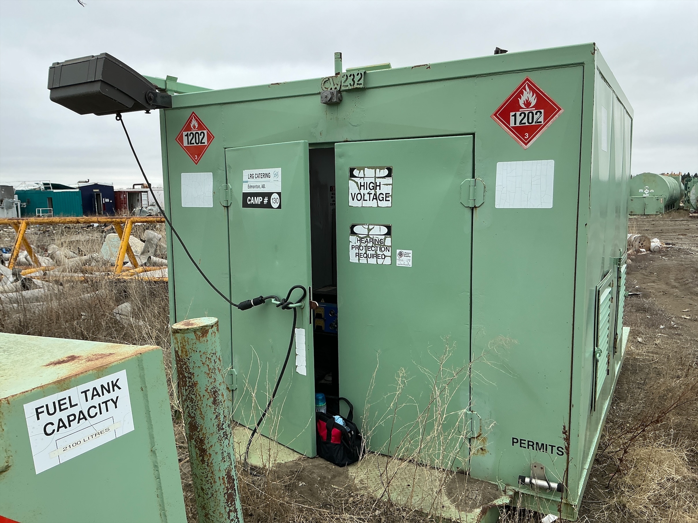 Used Welded Steel Gen Shed