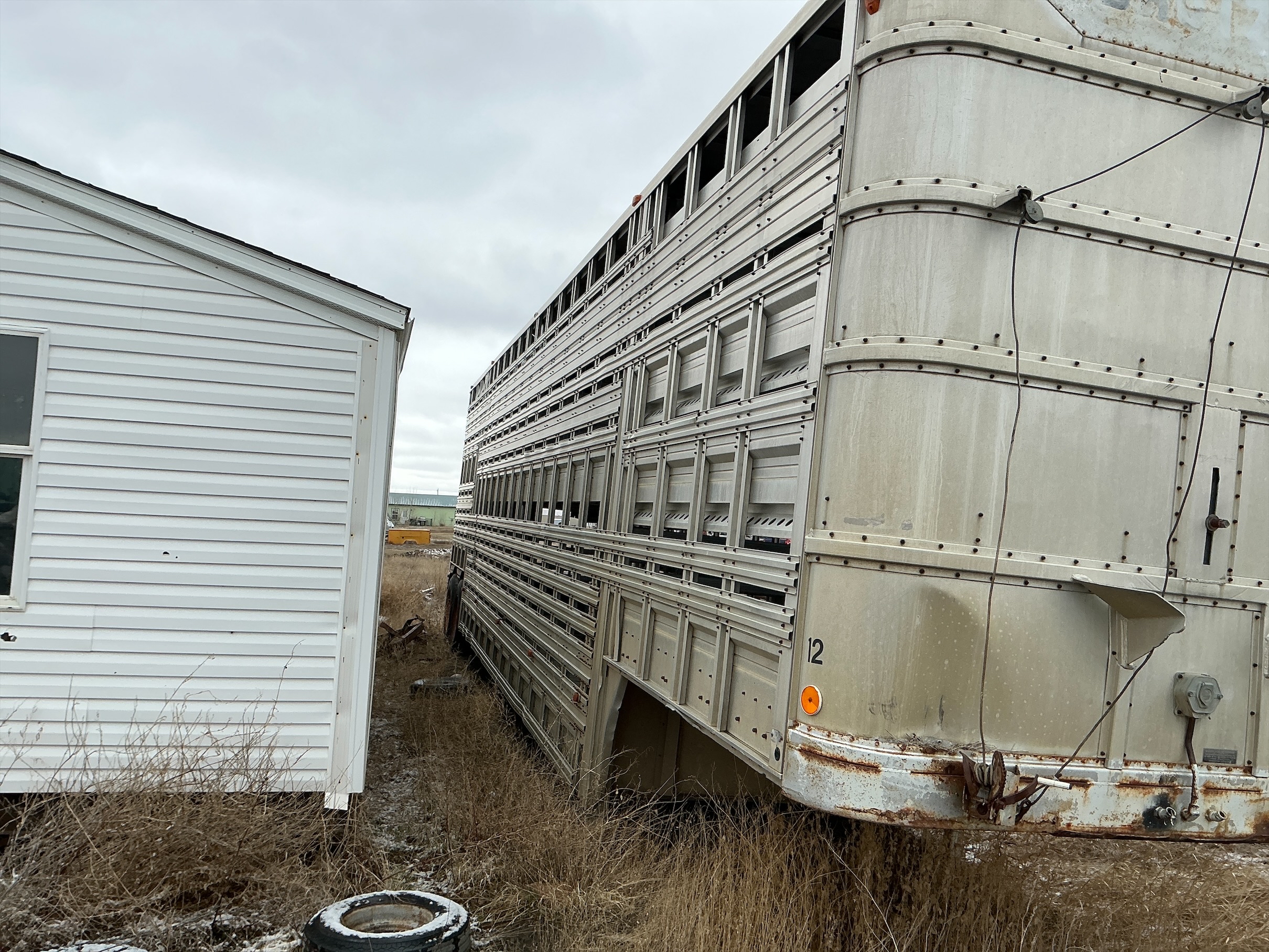 Used 1976 Wilson Bull Livestock Trailer