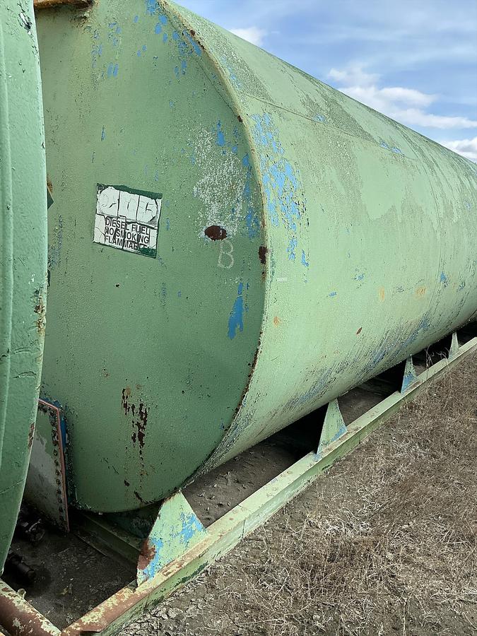 Used 10,000 Gallon Diesel Fuel Welded Steel Tank