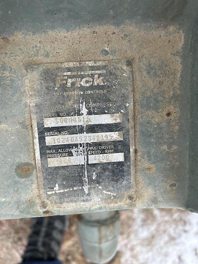 Used Frick Rotary screw compressor SGCH3515