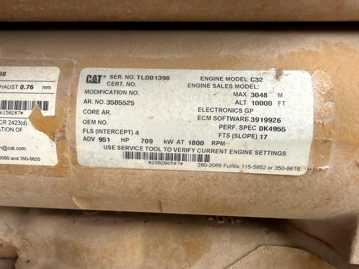 Used Caterpillar C32 Diesel Engine