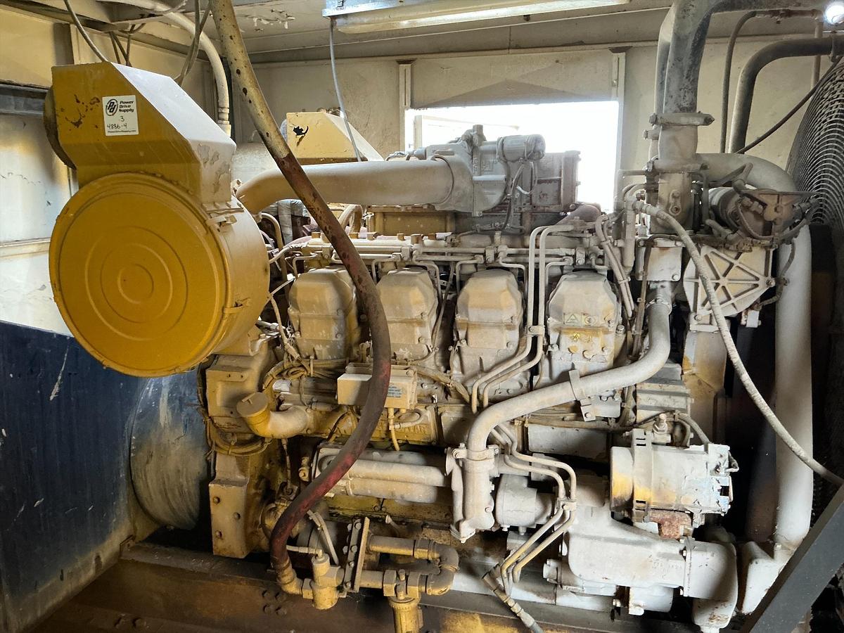Used Welded Steel Enclosed Mud Pump Shed Skid 