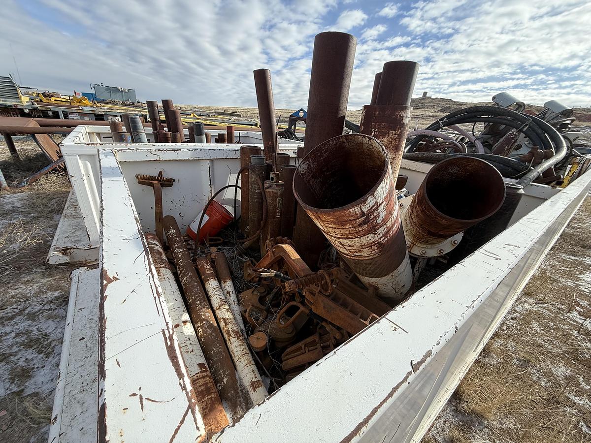 Used Steel Junk Box Drilling Parts