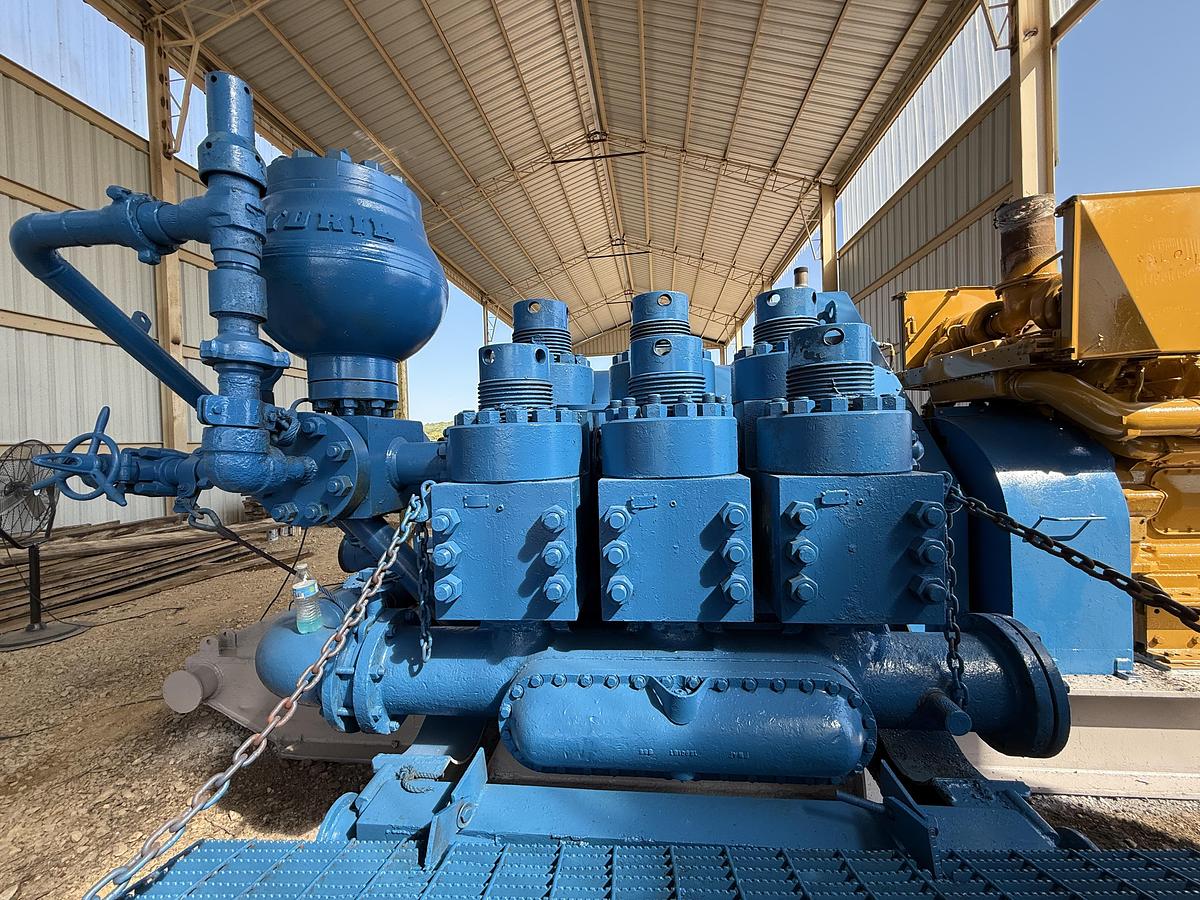 Used National Oilwell 9-P-100 Triplex Mud Pump