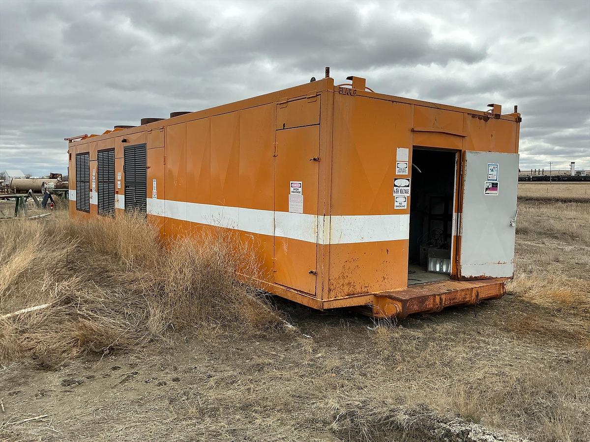 Used Welded Steel Pump Skid