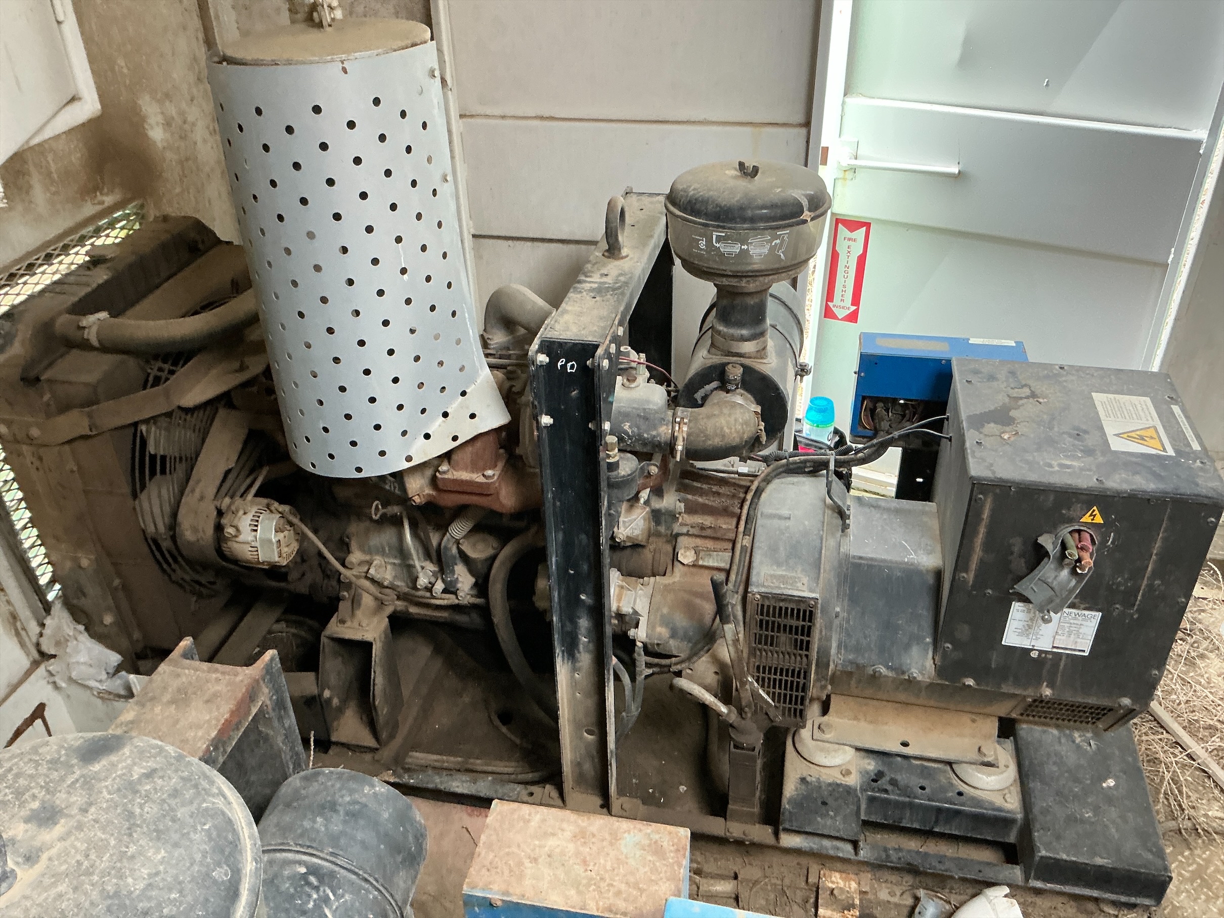 Used Isuzu A-6BG1 TQV Diesel Generator