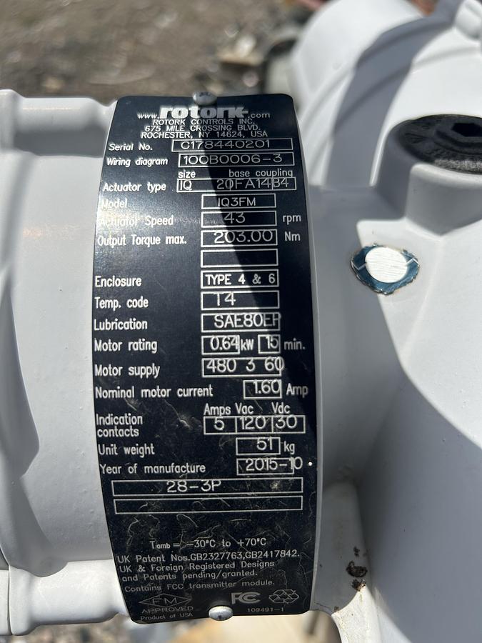 Used 12" Valve with Actuator