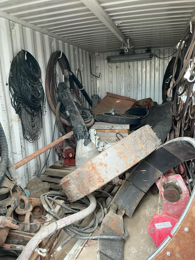 Used Welded Steel Connex w/Misc.