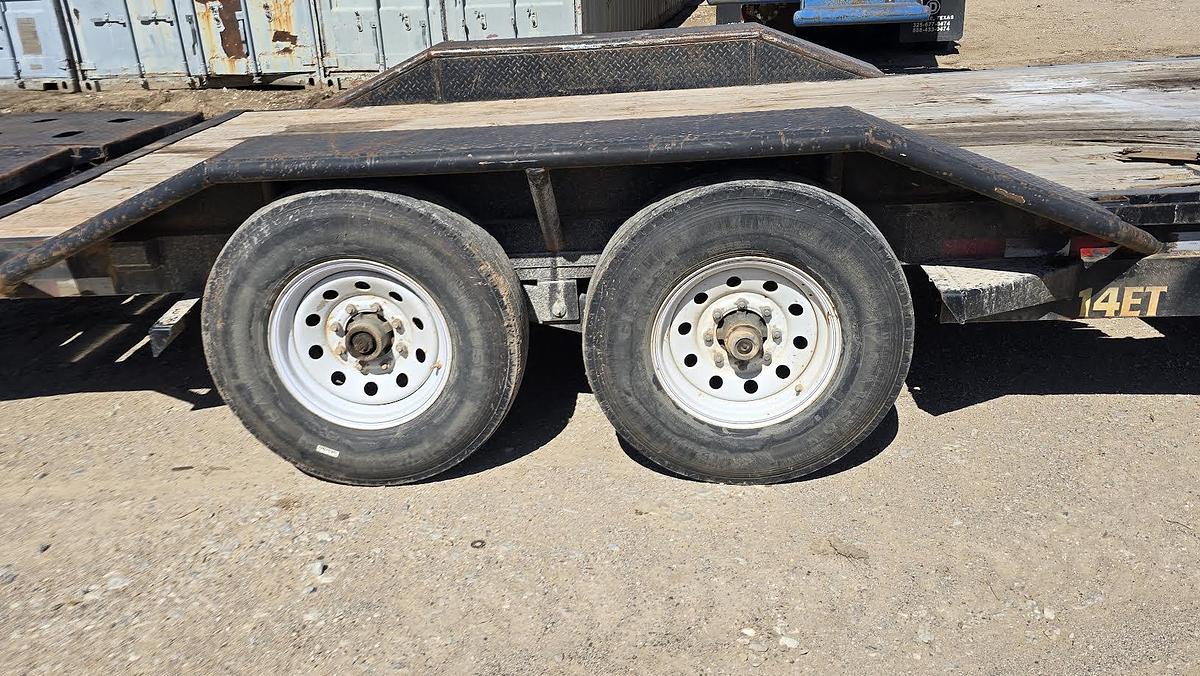 Used 2017 Big Tex Heavy Duty Tandem Axle Equipment Trailer