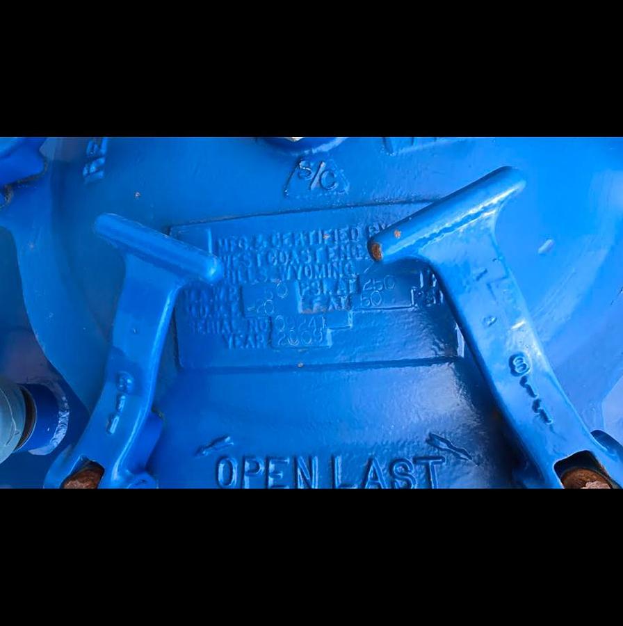 Used 425 Cu Ft Vertical Dry Friction Reducer Silo