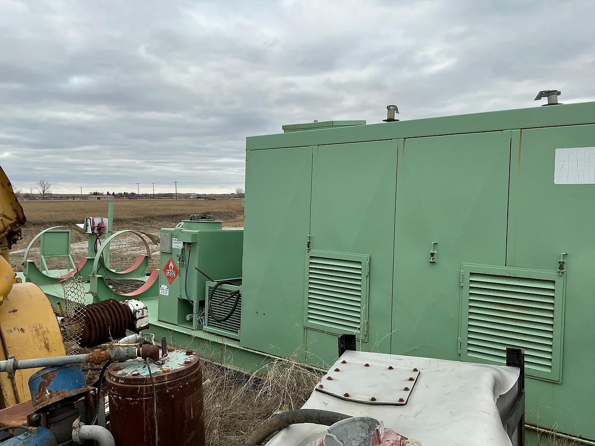 Used Welded Steel Generator Shed