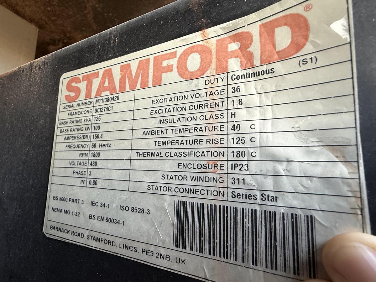 Used Warren Power Systems 3 Phase/60HZ/480V Generator