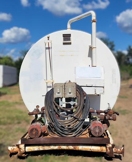 Used 10,000 Gallon Skid Mounted Fuel Tank