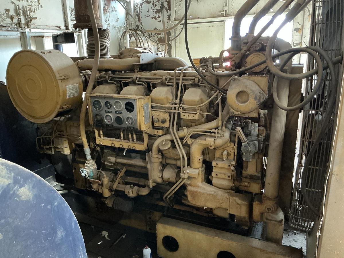 Used National Oilwell Mud Pump p/b Cat 3508 in Shed Stock #4886-49 .1.2.3