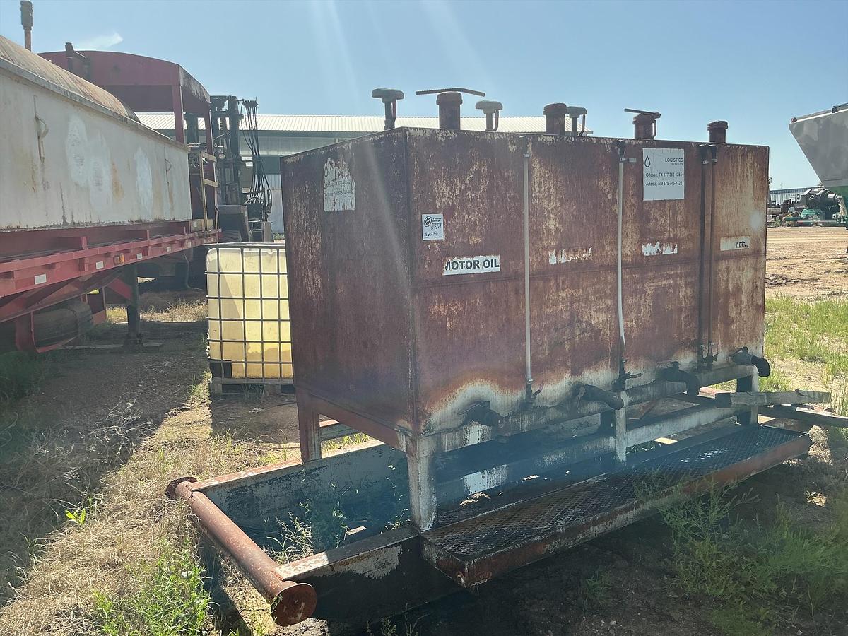 Used Pilot Waste Oil on Skid