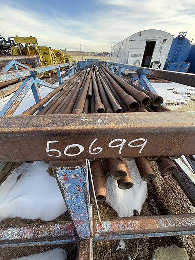 Used Pipe Tub with Drill Pipe