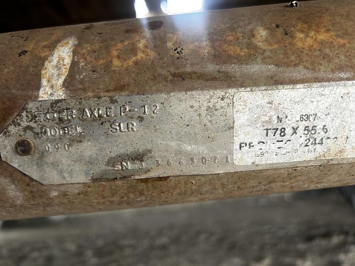 Used Holland Flatbed 8ft x 32ft Tri-Axle Flatbed