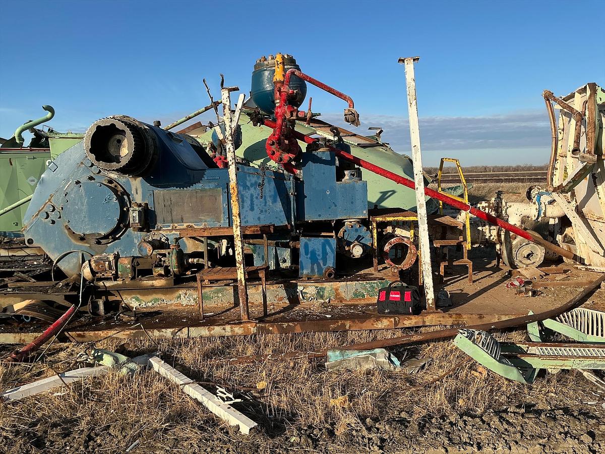 Used Oil Well Mud Pump, Skidded