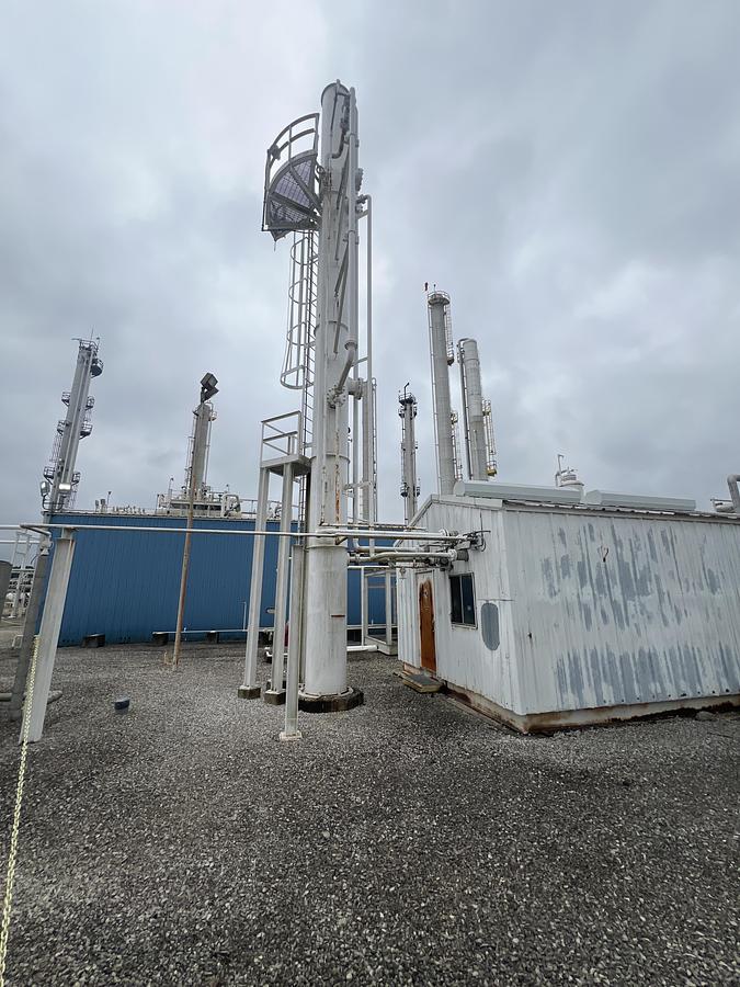 Used 1990 T. H Russell CO. Caustic Wash Tower