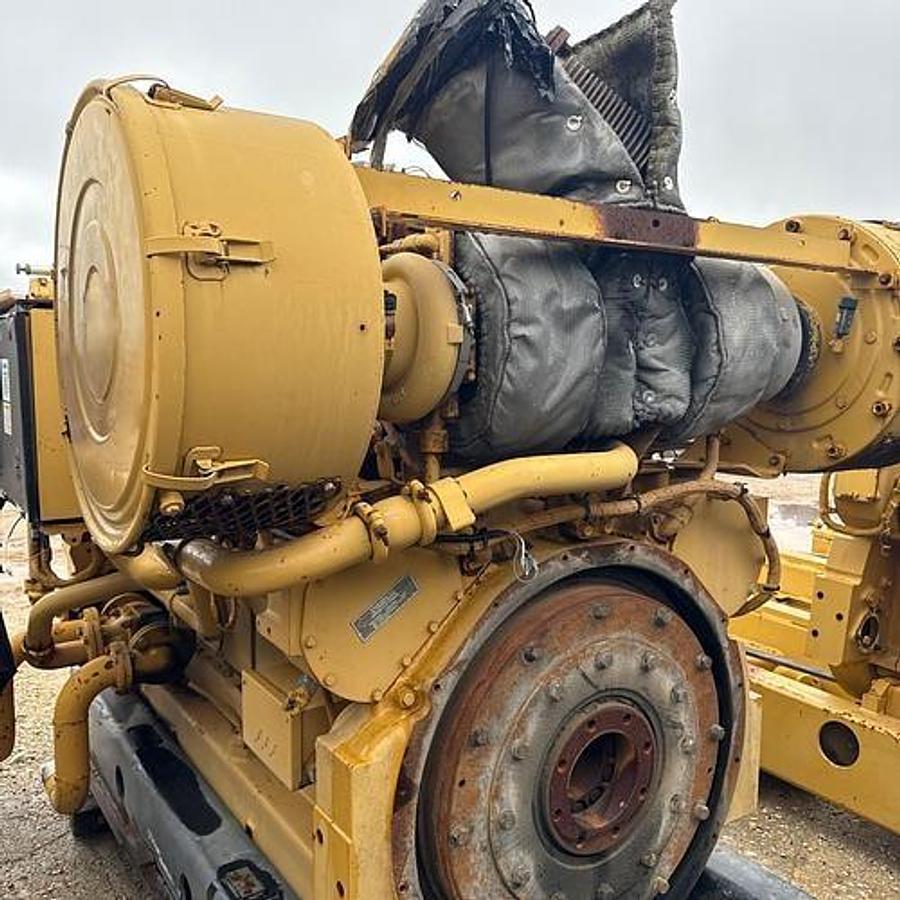 Used 2001 CAT 3512 B Engine w/Generator Drive