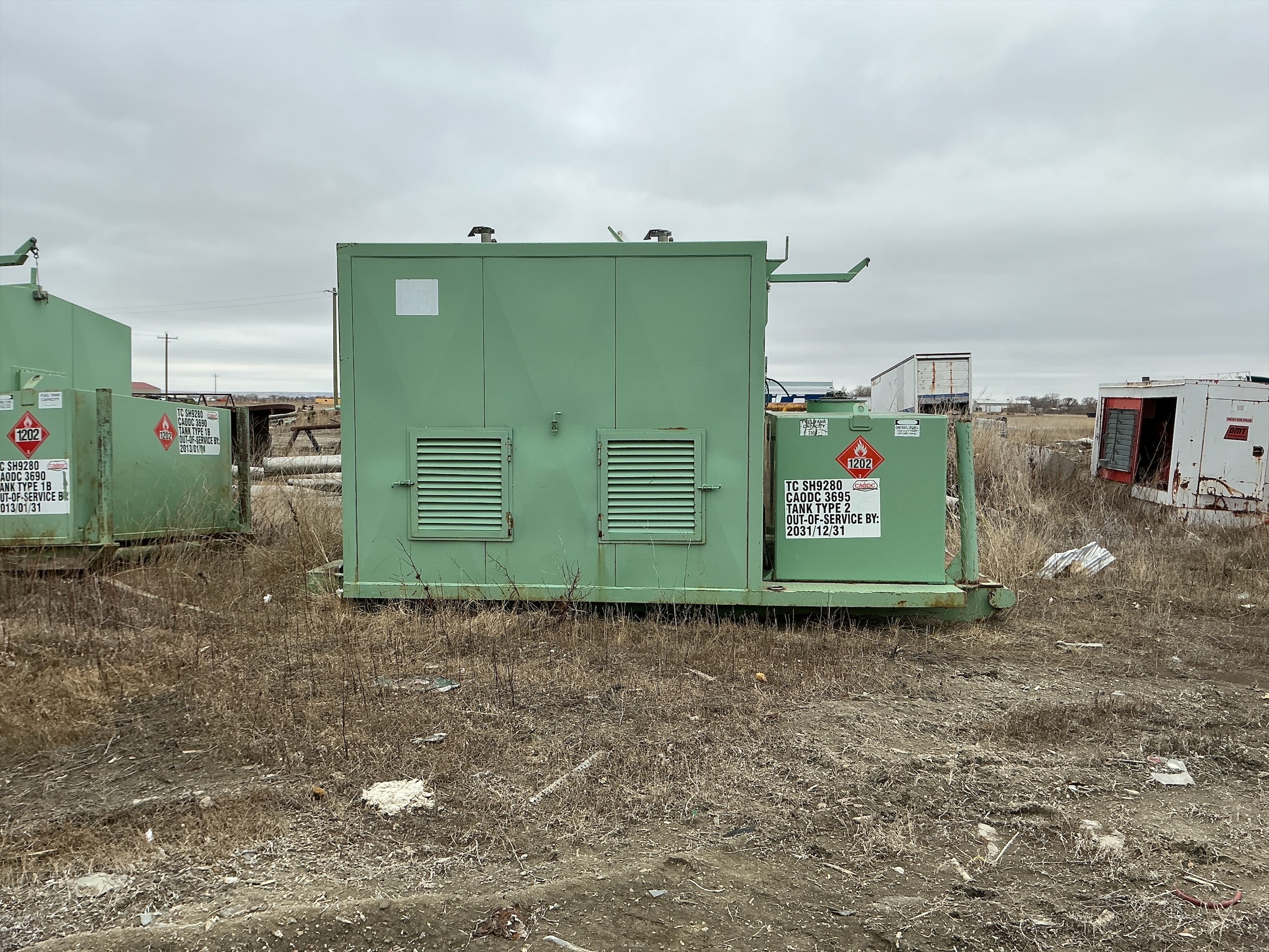 Used Welded Steel Gen Shed