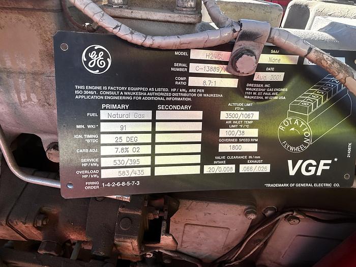 Used 2001 Waukesha H24GL