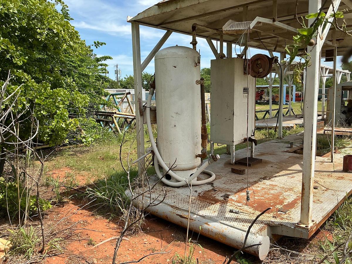 Used Empty Generator Shed on Skids