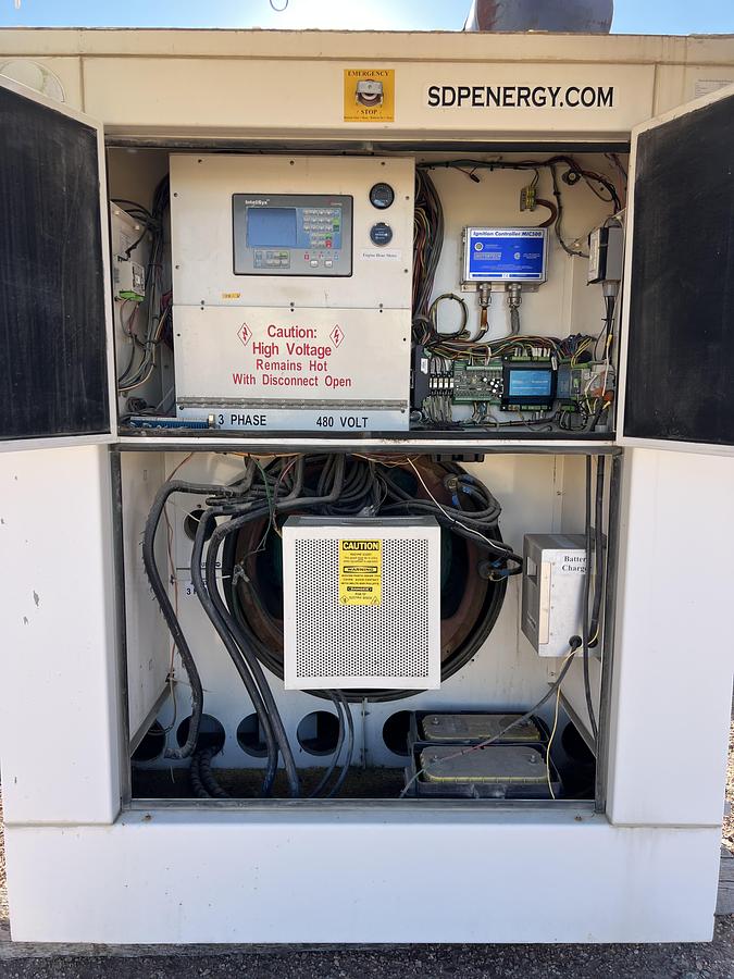 Used 2010 MAN NATURAL GAS GENERATOR 480 V MAGNAMAX 265 KW