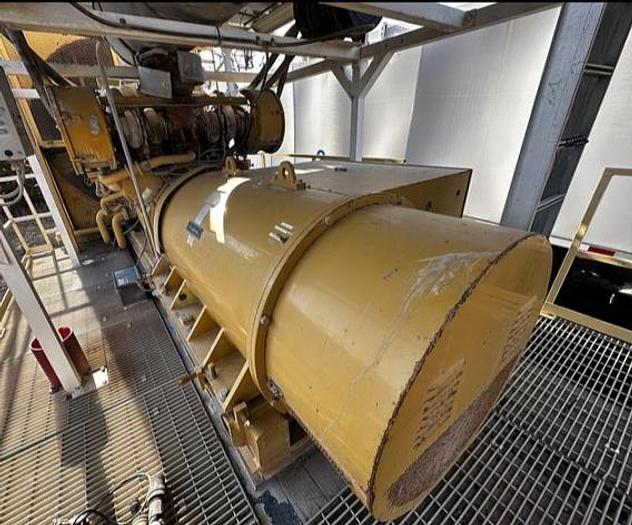 Used 2006 CAT 3512-B Diesel Engine with Kato 1204 kW Generator #2