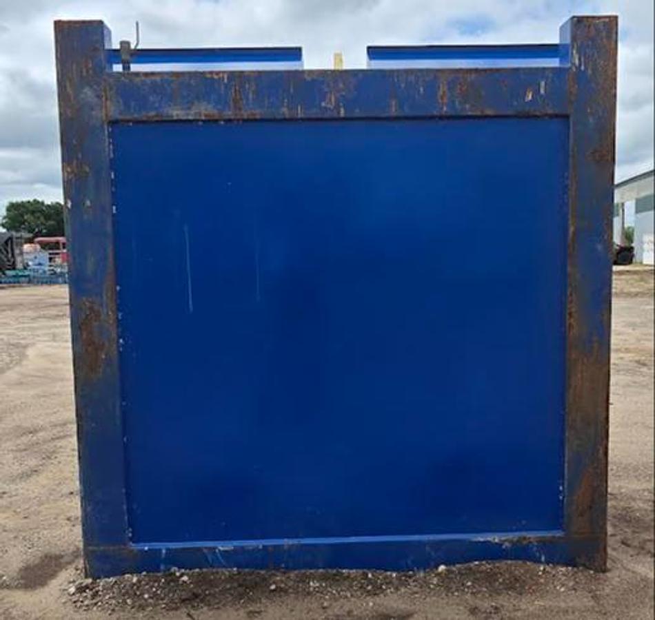 Used 425 Cu Ft Vertical Dry Friction Reducer Silo