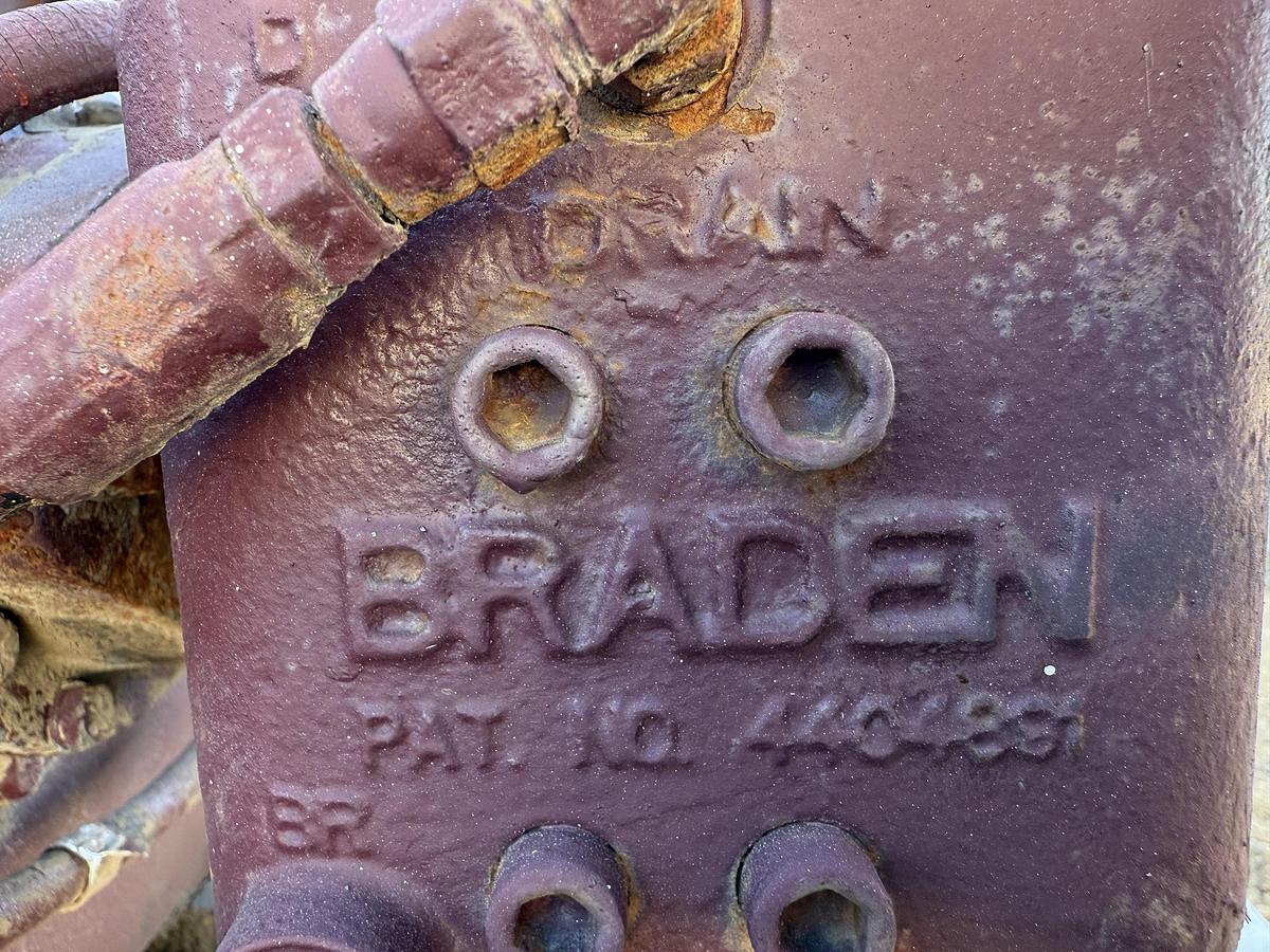 Used Braden Hydraulic Winch