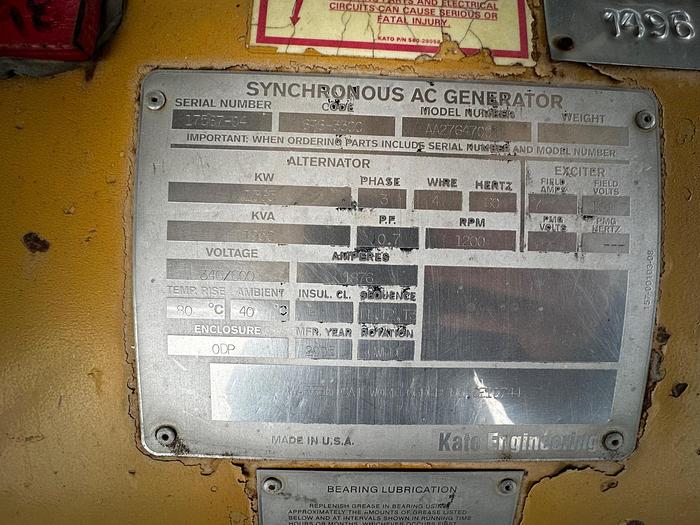 Used CAT 3512 B GENERATOR