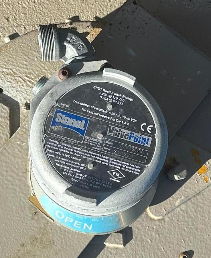 Used 30' Ball Valve with Actuator and Mechanical Switch