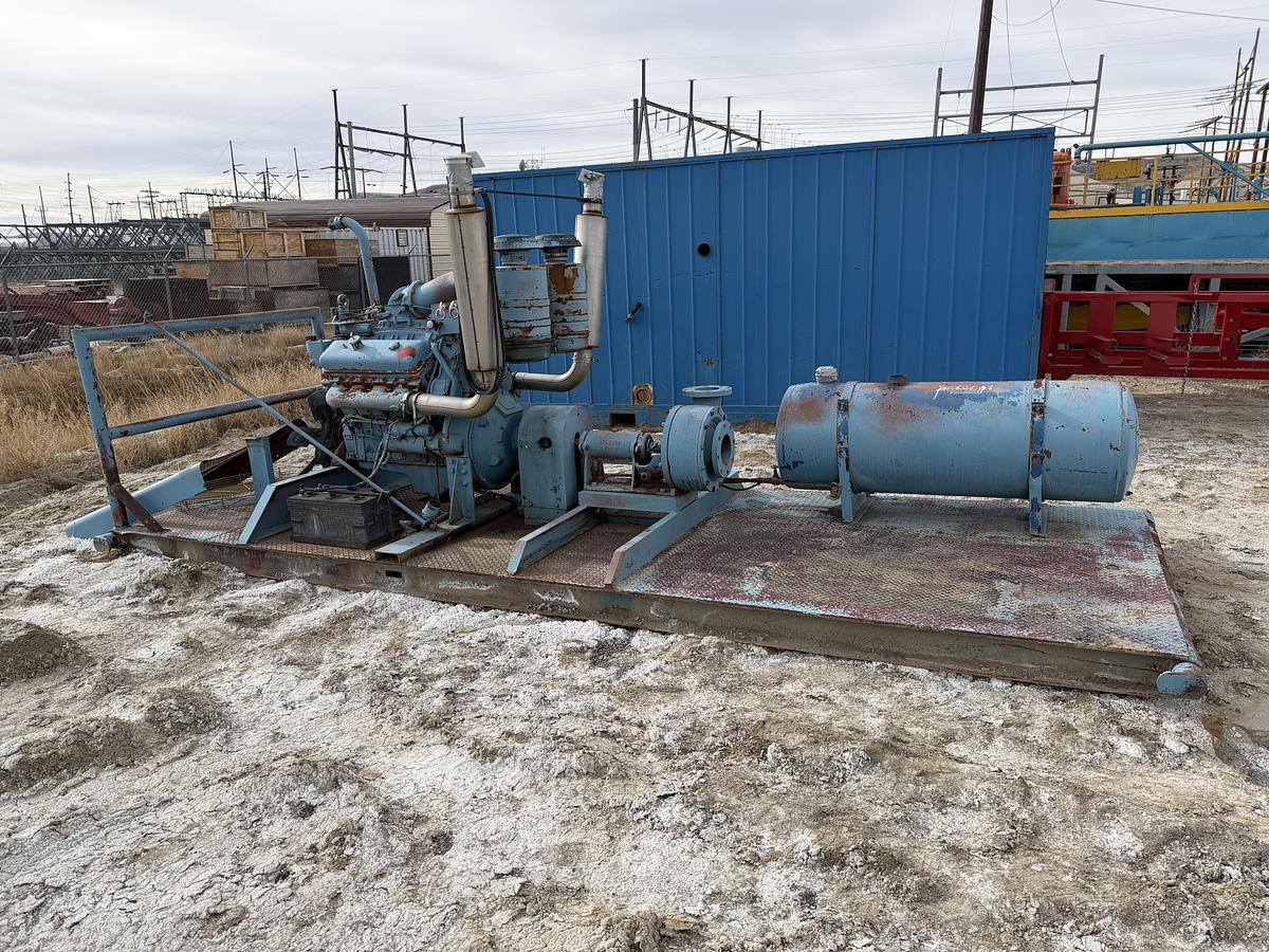 Used Skid Mounted Pump Mission Centrifugal Water Pump
