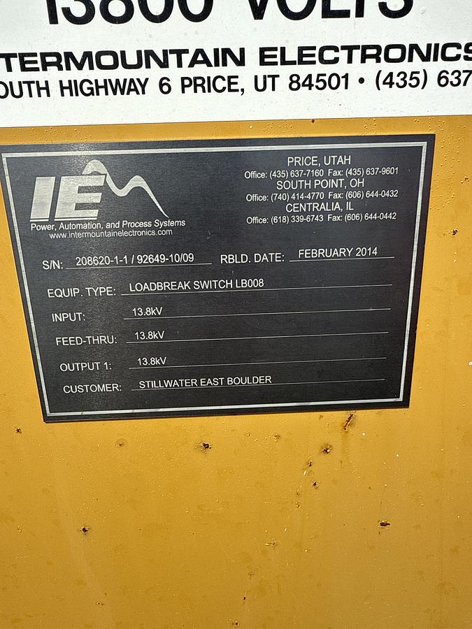 Used Intermountian Electronics Switch