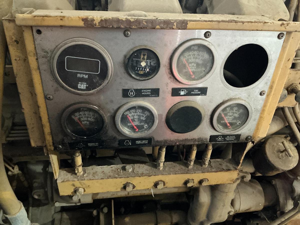 Used National Oilwell Mud Pump p/b Cat 3508 in Shed Stock #4886-49 .1.2.3