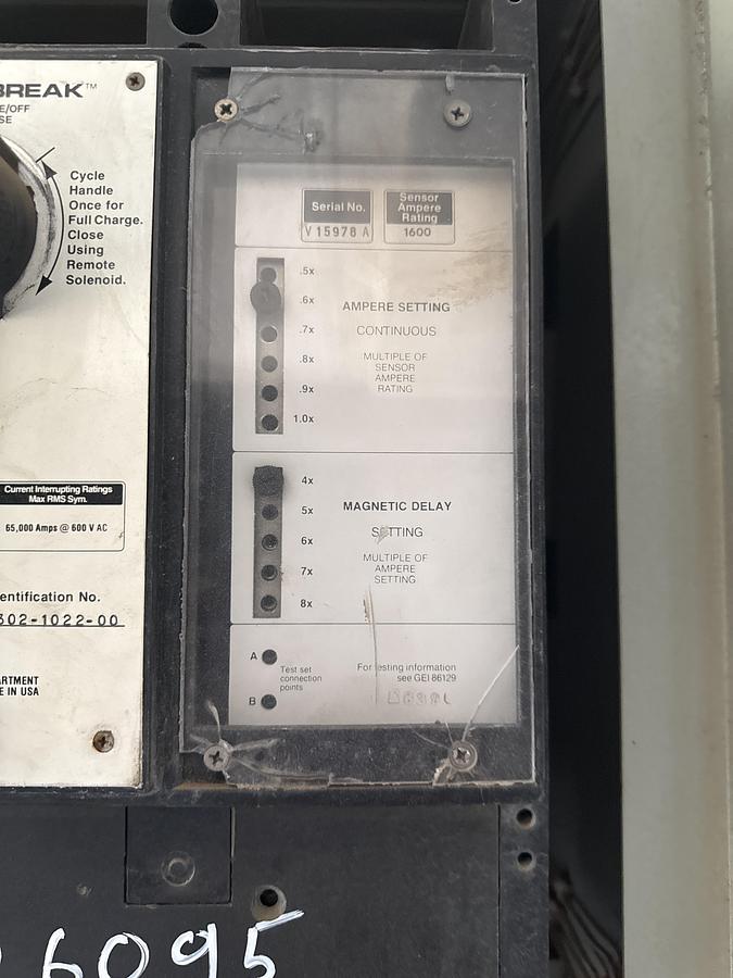 Used General Electric 1600 amp