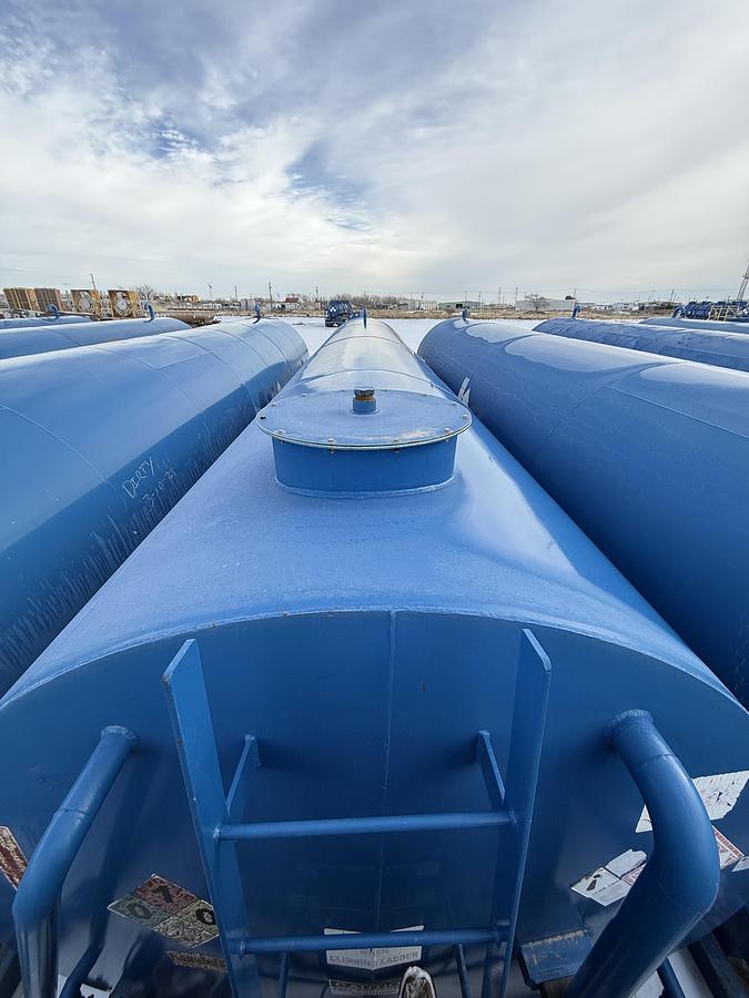 Used 15,000 Gallon Skidded Diesel Fuel Tank