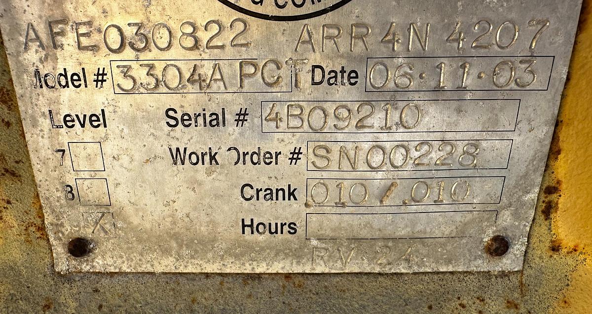 Used CAT 3304-A Diesel Generator