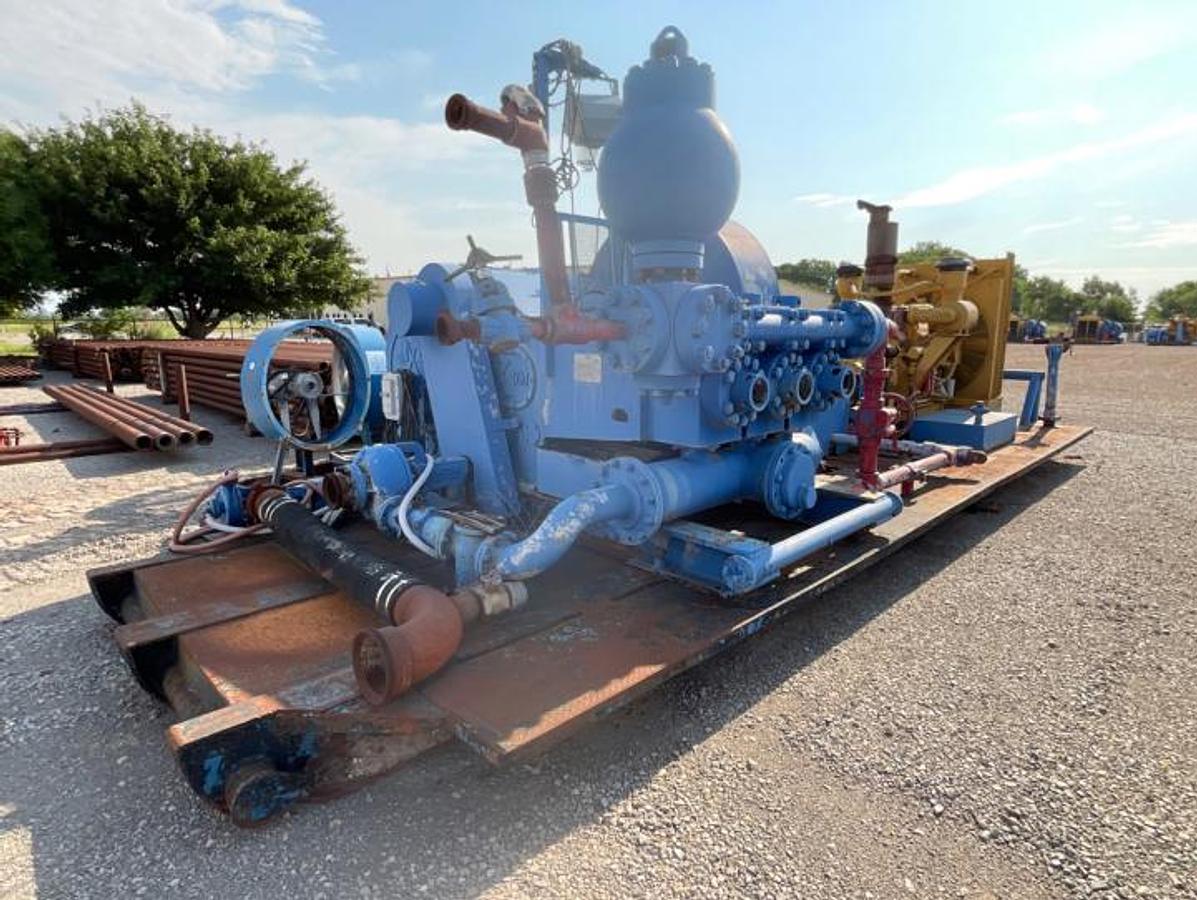 Used Cat 3412-Maxum/ Emsco Copy M-1000 Triplex Mud Pump