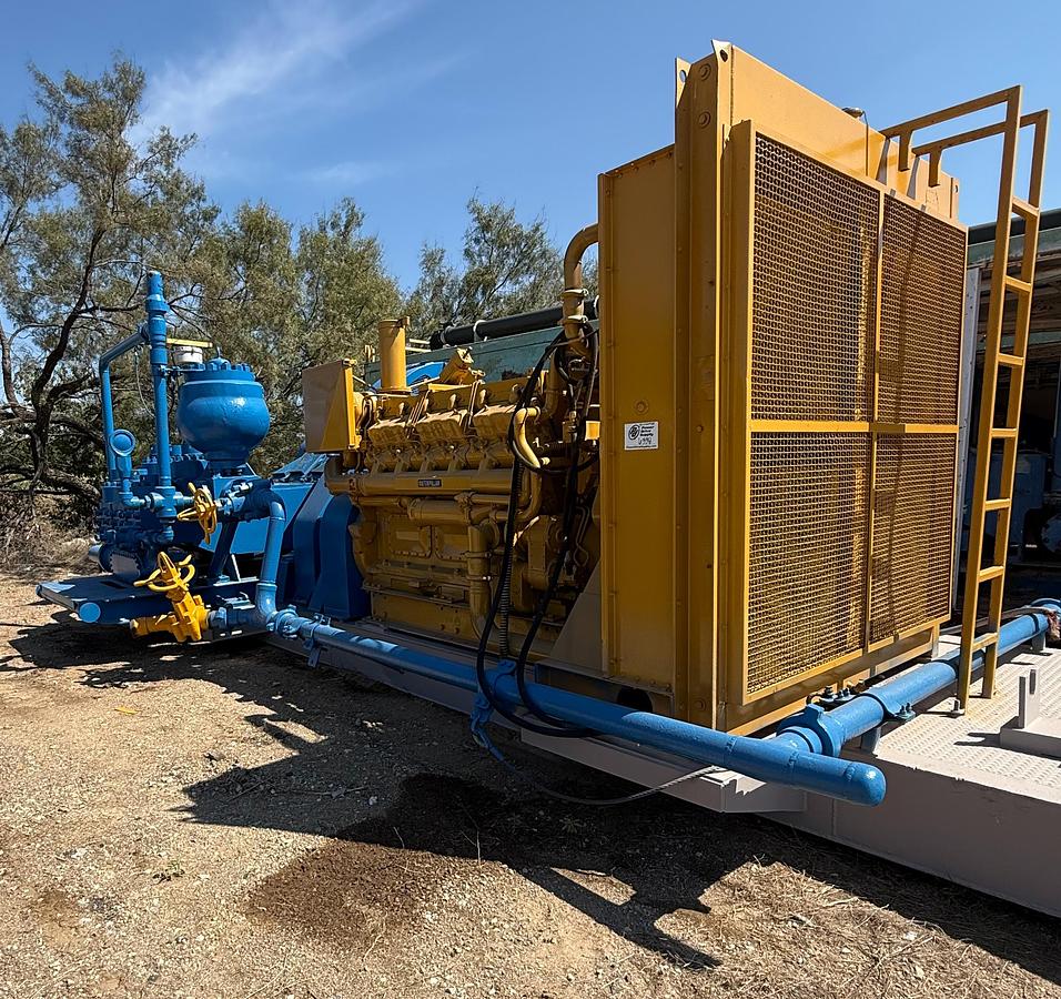 Used National Oilwell 9-P-100 Triplex Mud Pump