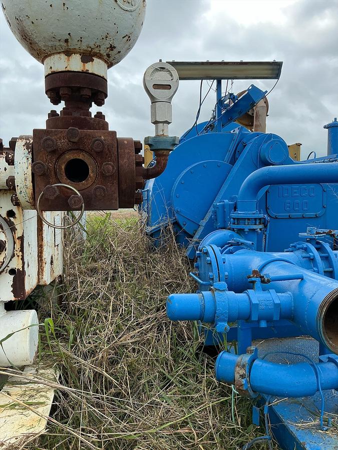 Used IDECO T800 Mud Pump Skid 