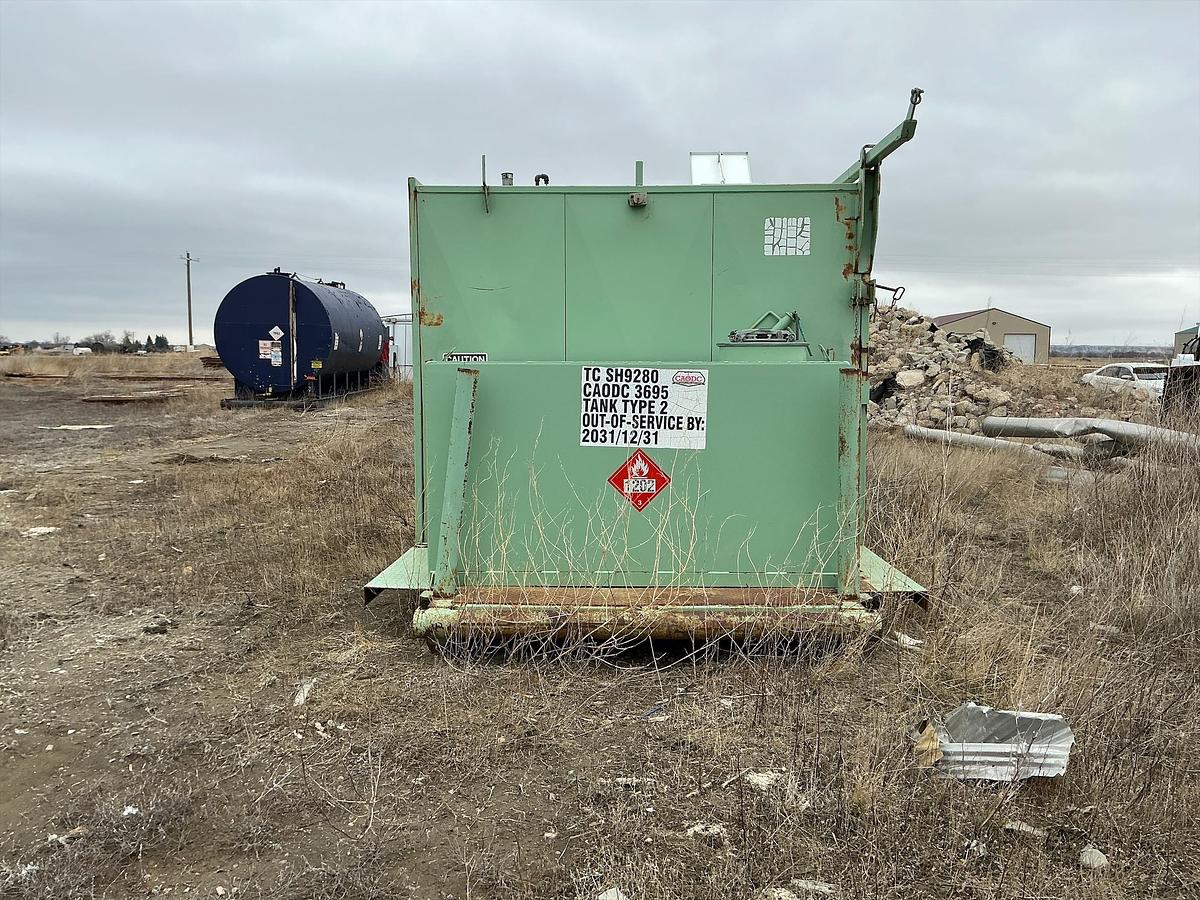 Used Welded Steel Gen Shed 